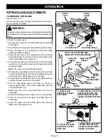 Preview for 24 page of Ryobi BT3100-1 Operator'S Manual