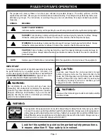 Preview for 3 page of Ryobi BT3100 Operator'S Manual