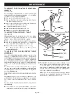 Предварительный просмотр 35 страницы Ryobi BT3100K Owner'S Operation Manual