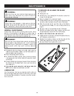 Preview for 32 page of Ryobi BTS10S Operator'S Manual