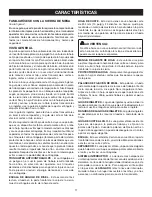 Preview for 11 page of Ryobi BTS12S (Spanish) Manual Del Operador