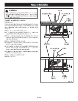 Preview for 31 page of Ryobi BTS15 Operator'S Manual