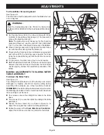 Preview for 34 page of Ryobi BTS15 Operator'S Manual