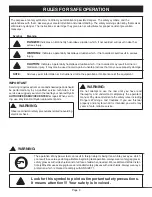 Preview for 3 page of Ryobi BTS20 Operator'S Manual