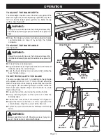 Preview for 24 page of Ryobi BTS20 Operator'S Manual