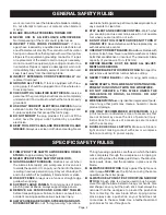 Preview for 4 page of Ryobi BTS20R-1 Operator'S Manual