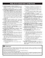 Preview for 5 page of Ryobi BTS21 (Spanish) Manual Del Operador