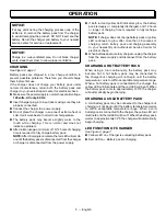Preview for 5 page of Ryobi C120N Operator'S Manual