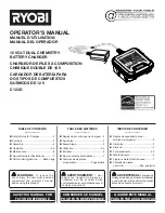 Preview for 1 page of Ryobi C123D Operator'S Manual