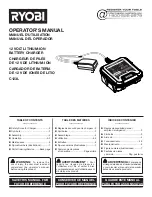 Ryobi C123L Operator'S Manual preview