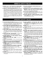 Preview for 4 page of Ryobi C358 Operator'S Manual