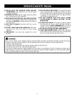 Preview for 5 page of Ryobi C358 Operator'S Manual