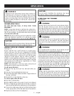 Preview for 13 page of Ryobi C430 RY34421 Operator'S Manual