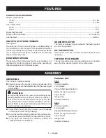 Preview for 10 page of Ryobi C430 RY34447 Operator'S Manual