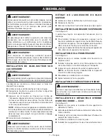 Preview for 26 page of Ryobi C430 RY34447 Operator'S Manual