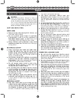 Preview for 12 page of Ryobi CAG-180M User Manual