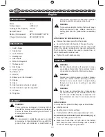 Preview for 14 page of Ryobi CAG-180M User Manual