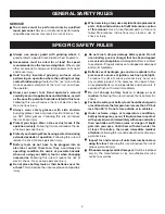 Preview for 4 page of Ryobi CAG1800 Operator'S Manual