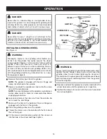 Preview for 13 page of Ryobi CAG1800 Operator'S Manual