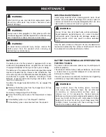 Preview for 16 page of Ryobi CAG1800 Operator'S Manual