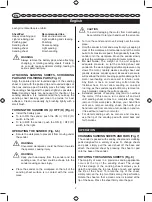 Preview for 6 page of Ryobi CCC-1801M User Manual