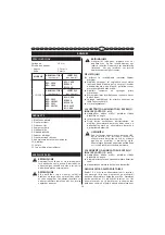 Предварительный просмотр 62 страницы Ryobi CCG-1801 User Manual