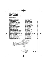 Preview for 1 page of Ryobi CCG-1801M User Manual