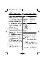 Предварительный просмотр 11 страницы Ryobi CCG-1801M User Manual