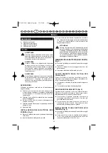 Предварительный просмотр 26 страницы Ryobi CCG-1801M User Manual