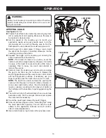 Предварительный просмотр 13 страницы Ryobi CCG180L Operator'S Manual