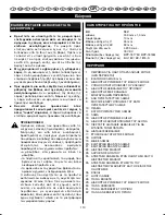 Предварительный просмотр 117 страницы Ryobi CCS-1801/DM User Manual