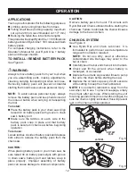 Preview for 12 page of Ryobi CCW180 Operator'S Manual