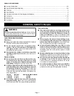 Preview for 2 page of Ryobi CDL1202P Operator'S Manual