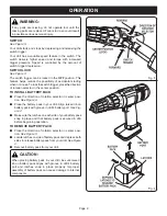 Предварительный просмотр 9 страницы Ryobi CDL1202P Operator'S Manual