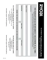 Предварительный просмотр 16 страницы Ryobi CDRC18240G User'S Operating Manual