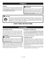 Preview for 6 page of Ryobi CFS1501 Operator'S Manual