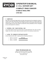 Preview for 14 page of Ryobi CFS1502 Operator'S Manual