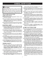 Preview for 3 page of Ryobi CFS1503K Operator'S Manual