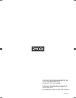 Preview for 12 page of Ryobi CGS1820 Original Instructions Manual