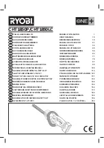 Preview for 1 page of Ryobi CHT1850LC User Manual