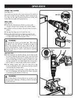 Предварительный просмотр 16 страницы Ryobi CID182L Operator'S Manual