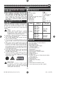 Preview for 122 page of Ryobi CJS-180L User Manual