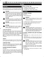 Preview for 13 page of Ryobi CJSP-1801QEOM User Manual