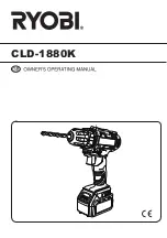 Preview for 1 page of Ryobi CLD-1880K Owner'S Operating Manual