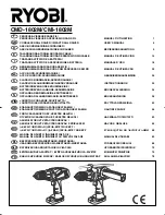 Preview for 1 page of Ryobi CMD-1802M User Manual