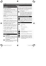 Preview for 10 page of Ryobi CML180 User Manual