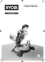 Ryobi CMS180G Original Instructions Manual preview