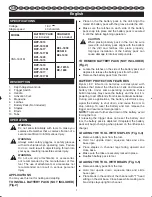 Preview for 4 page of Ryobi CNS-1801M User Manual