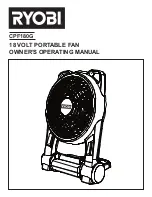 Предварительный просмотр 1 страницы Ryobi CPF180G Owner'S Operation Manual