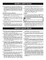 Предварительный просмотр 4 страницы Ryobi CPL1800 Operator'S Manual